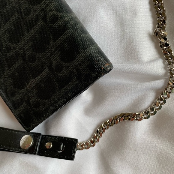 💋 DIOR HOMME MONOGRAM WALLET ON CHAIN 💋 - Picture 7 of 7